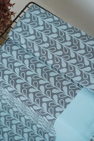 Aqua Leaf Lovely Chennimalai Bedsheet