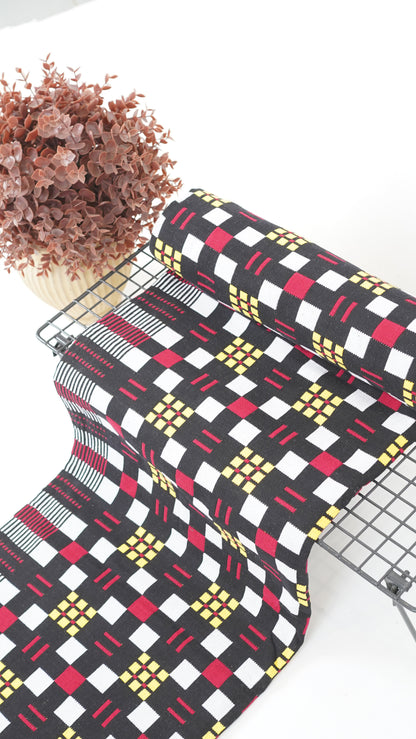 Premium Handloom Black Ruby Checks Chennimalai Bedsheet
