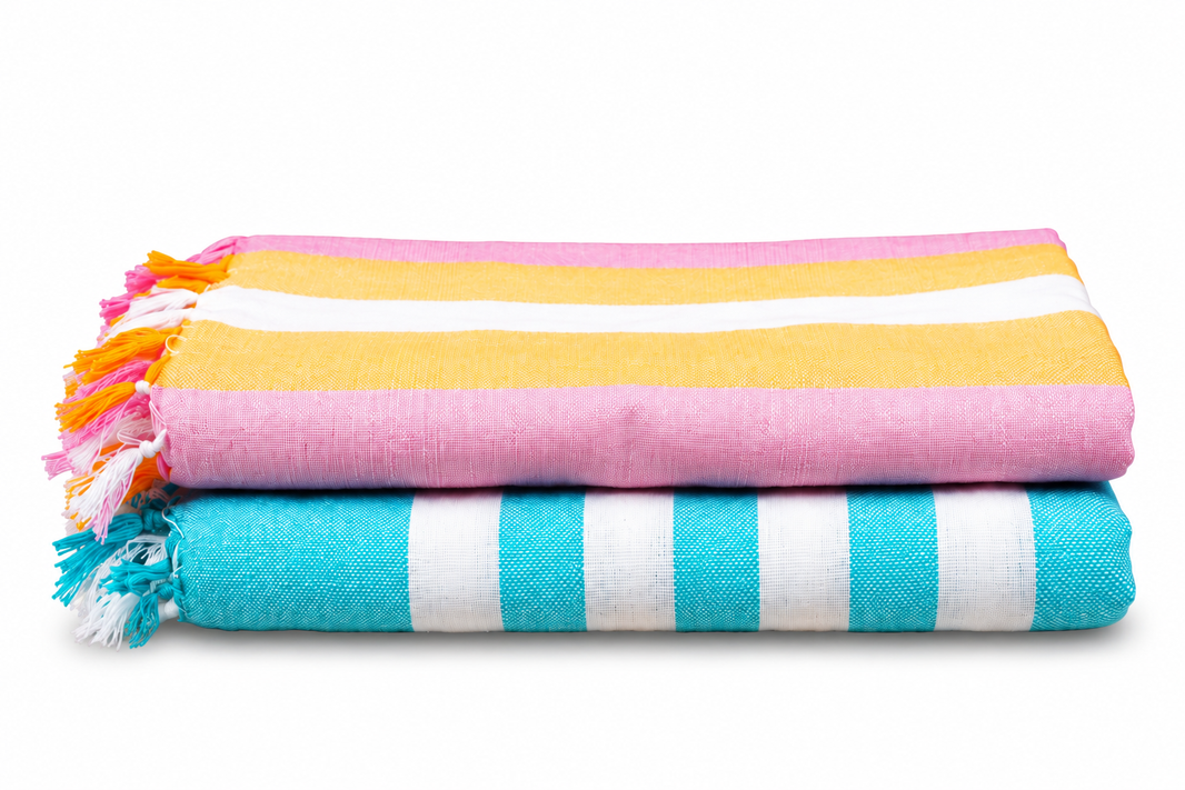 Chennimalai Handloom Ultra Soft Bamboo Towel - Set of 2