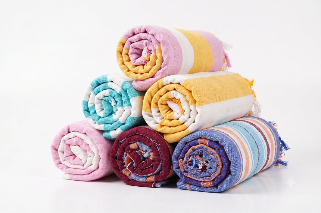 Chennimalai Handloom Ultra Soft Bamboo Towel - Set of 6