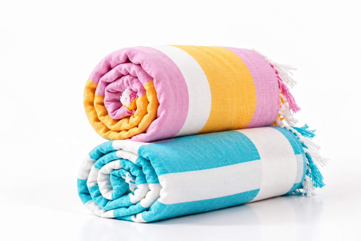 Chennimalai Handloom Ultra Soft Bamboo Towel - Set of 2