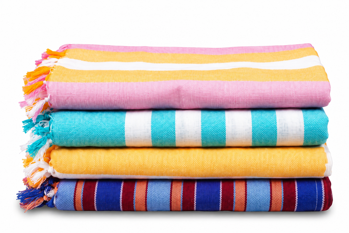 Chennimalai Handloom Ultra Soft Bamboo Towel - Set of 4