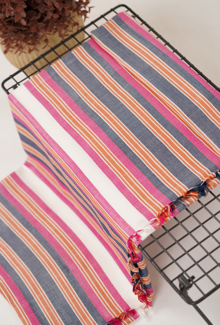 Chennimalai Handloom Ultra Soft Bamboo Towel Berry fusion