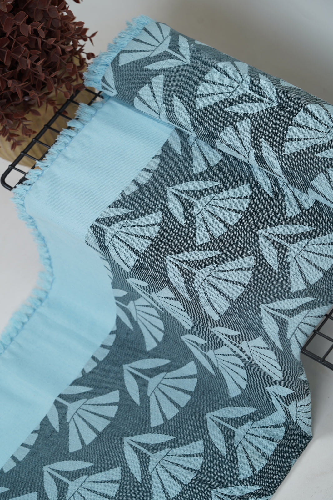 Blue Blossom Lovely Chennimalai Bedsheet