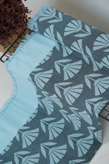 Blue Blossom Lovely Chennimalai Bedsheet