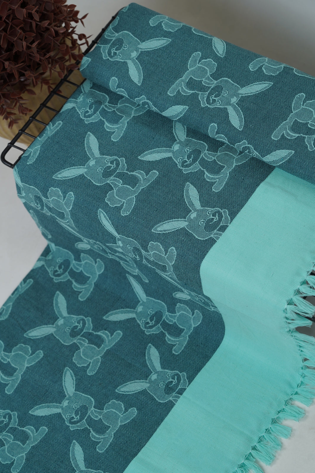 Blue Bunny Lovely Chennimalai Bedsheet