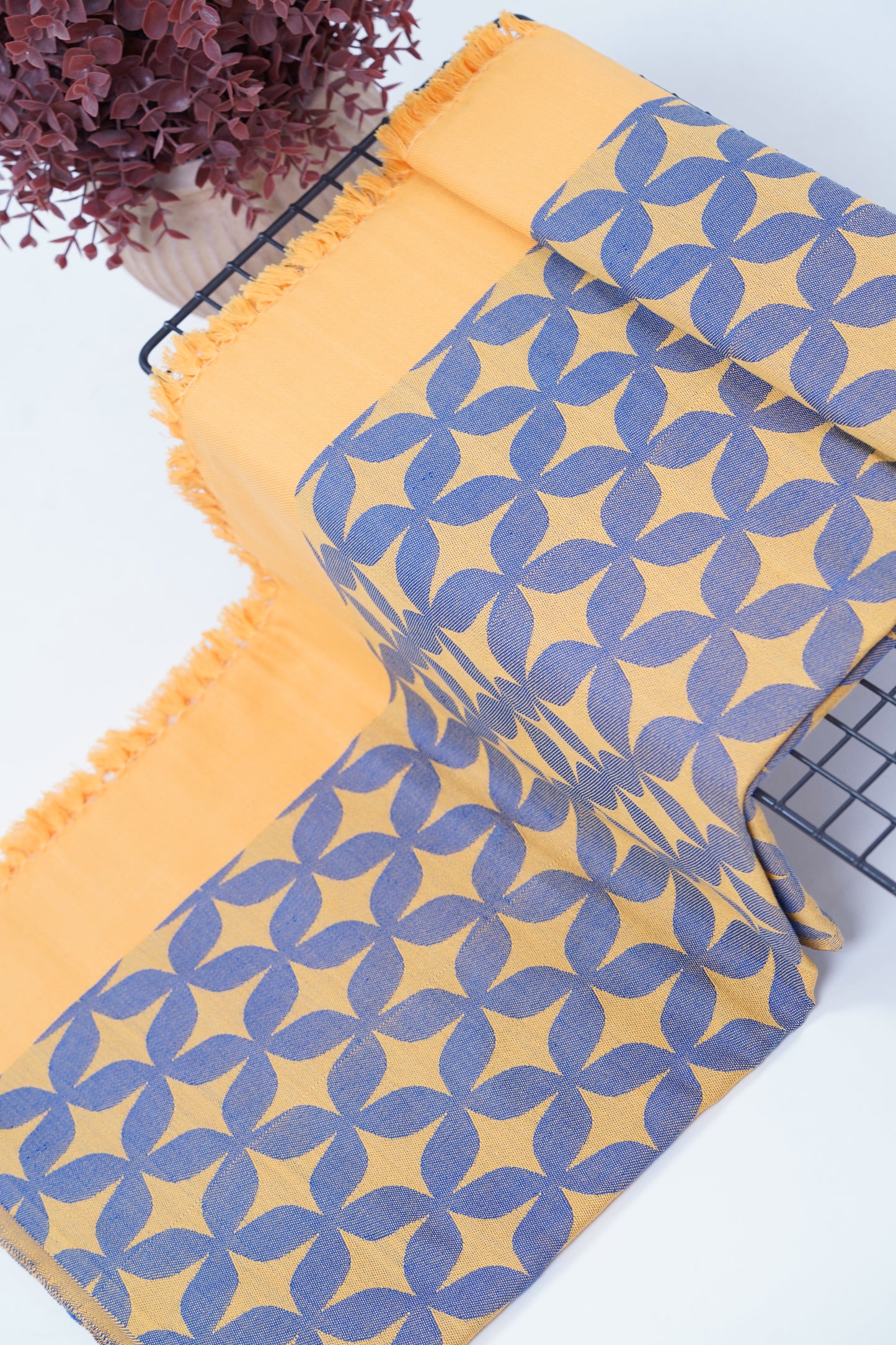 Blue Petal Lovely Chennimalai Bedsheet