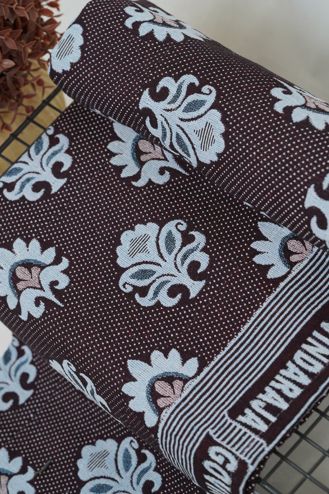 G. Raja Chennimalai Bedsheet Blue royale
