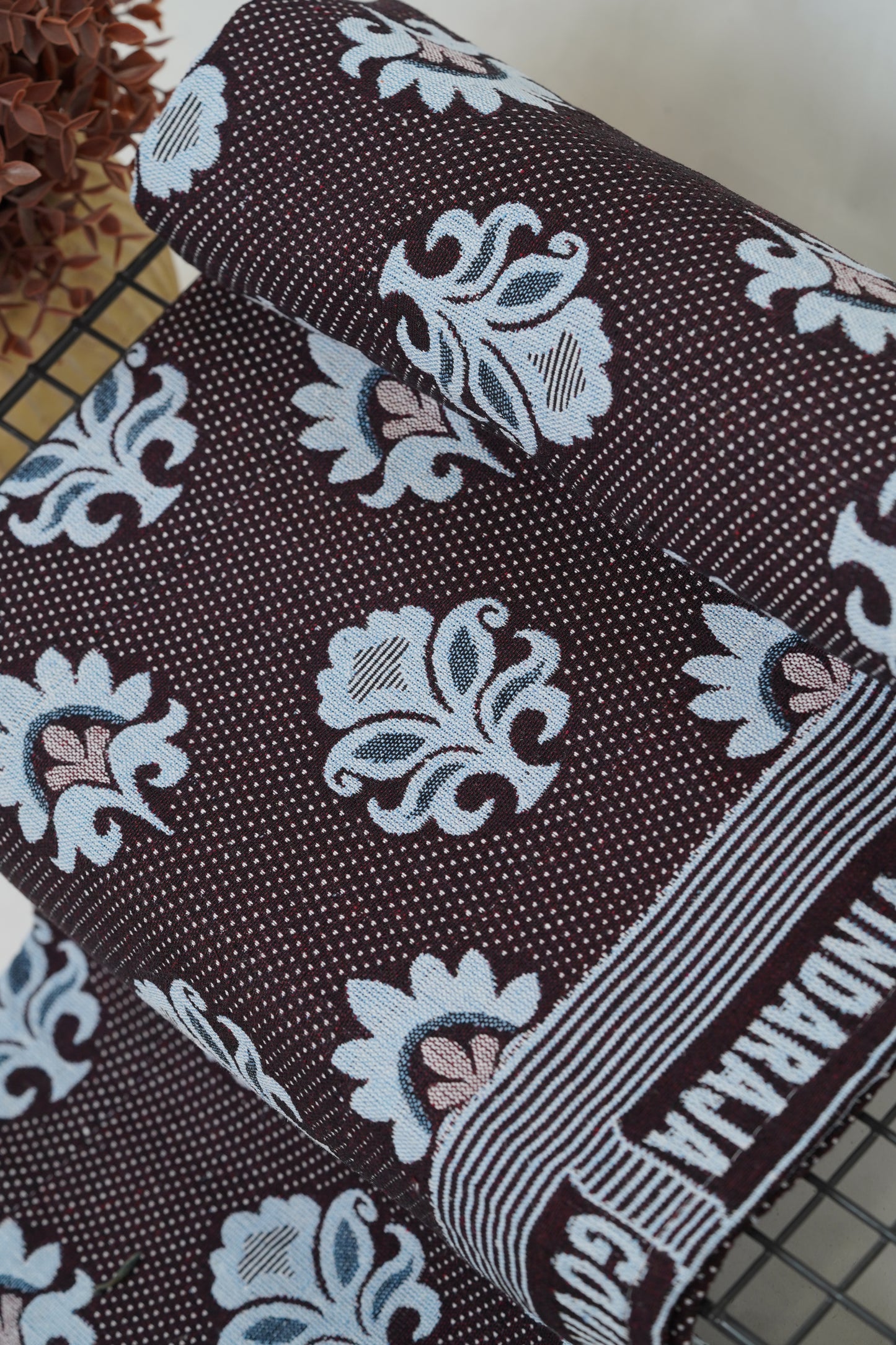 G. Raja Chennimalai Bedsheet Blue royale