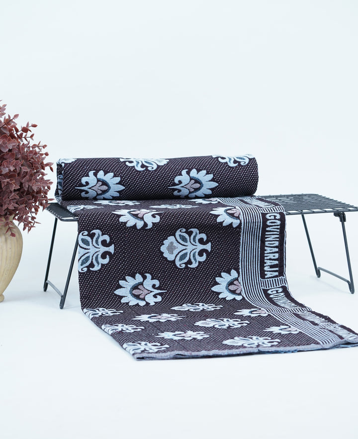 G. Raja Chennimalai Bedsheet Blue royale