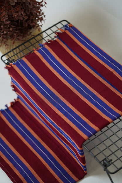 Chennimalai Handloom Ultra Soft Bamboo Towel Crimson Wave
