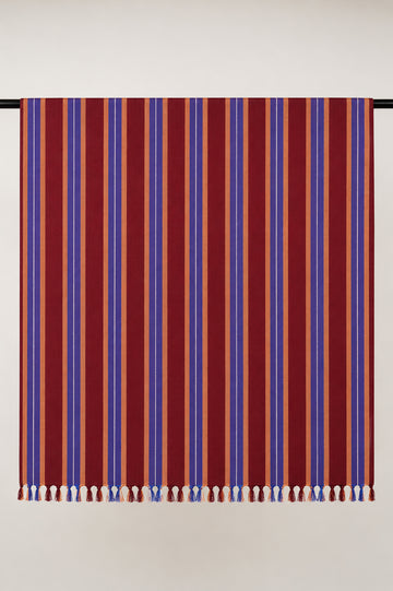 Chennimalai Handloom Ultra Soft Bamboo Towel Crimson Wave