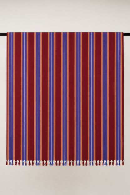 Chennimalai Handloom Ultra Soft Bamboo Towel Crimson Wave
