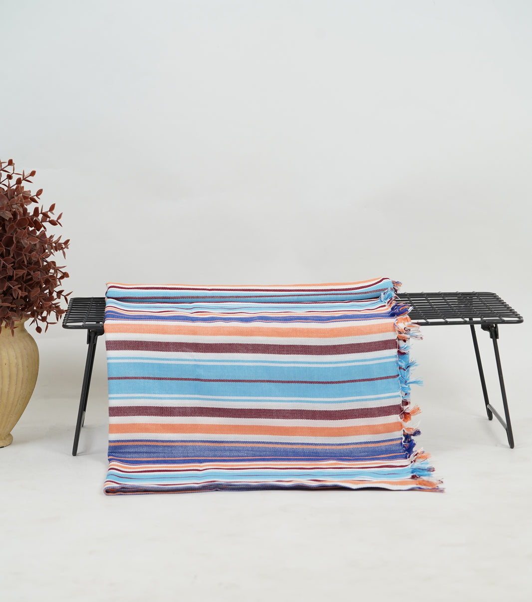 Chennimalai Handloom Ultra Soft Bamboo Towel Harbor Stripe