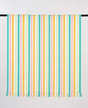 Chennimalai Handloom Ultra Soft Bamboo Towel Mini Rainbow Stripe