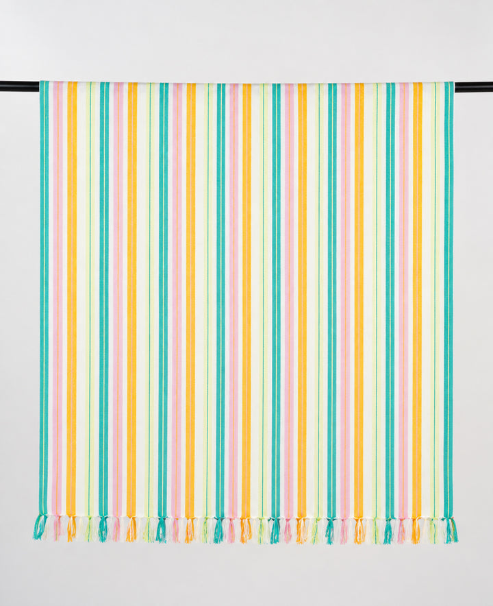 Chennimalai Handloom Ultra Soft Bamboo Towel Mini Rainbow Stripe