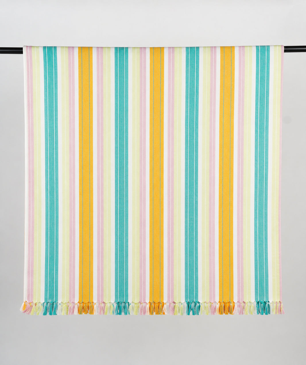 Chennimalai Handloom Ultra Soft Bamboo Towel Rainbow Stripe