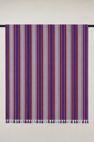 Chennimalai Handloom Ultra Soft Bamboo Towel Tropical Stripe