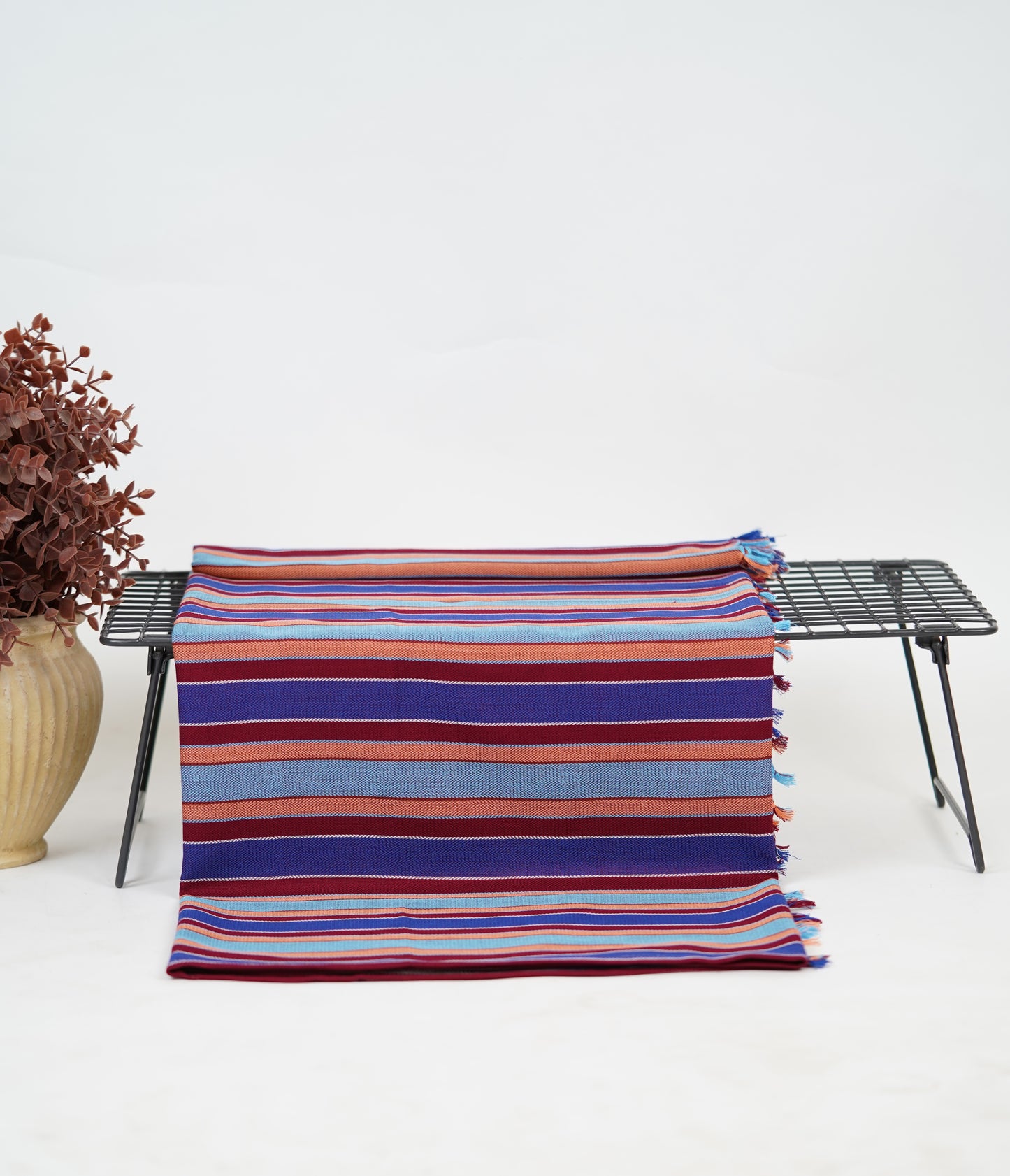 Chennimalai Handloom Ultra Soft Bamboo Towel Tropical Stripe