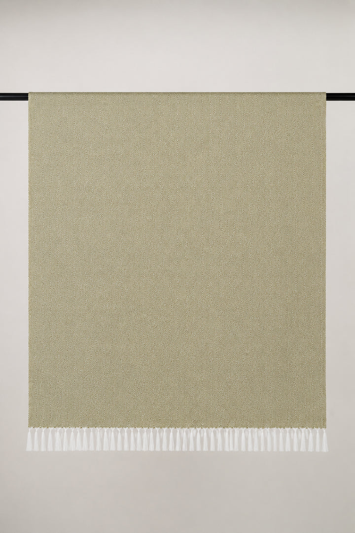 Chennimalai Handloom soft Diamond weave towel Olive Grove
