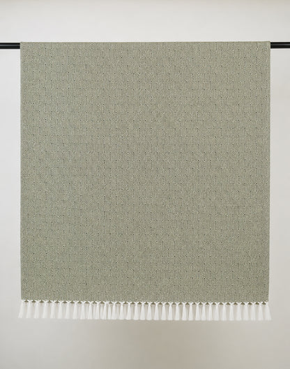 Chennimalai Handloom soft Diamond weave towel Stone Beige