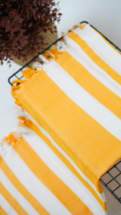 Chennimalai Ultra Soft Bamboo Towel Yellow