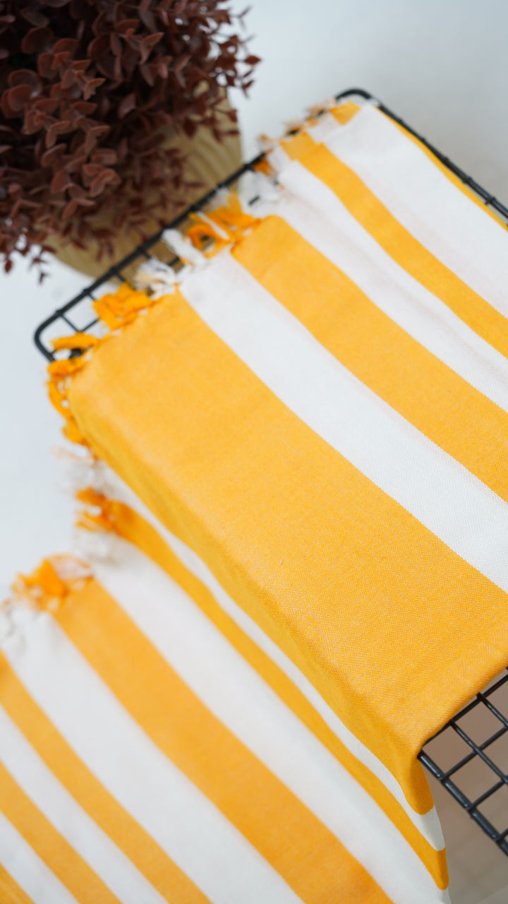 Chennimalai Handloom Ultra Soft Bamboo Towel Yellow