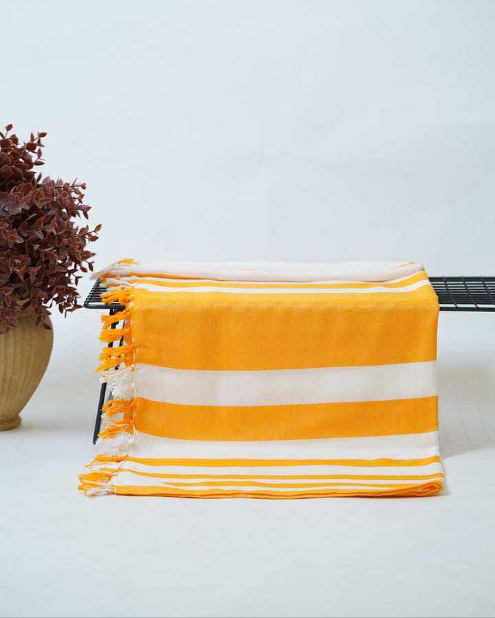 Chennimalai Handloom Ultra Soft Bamboo Towel Yellow