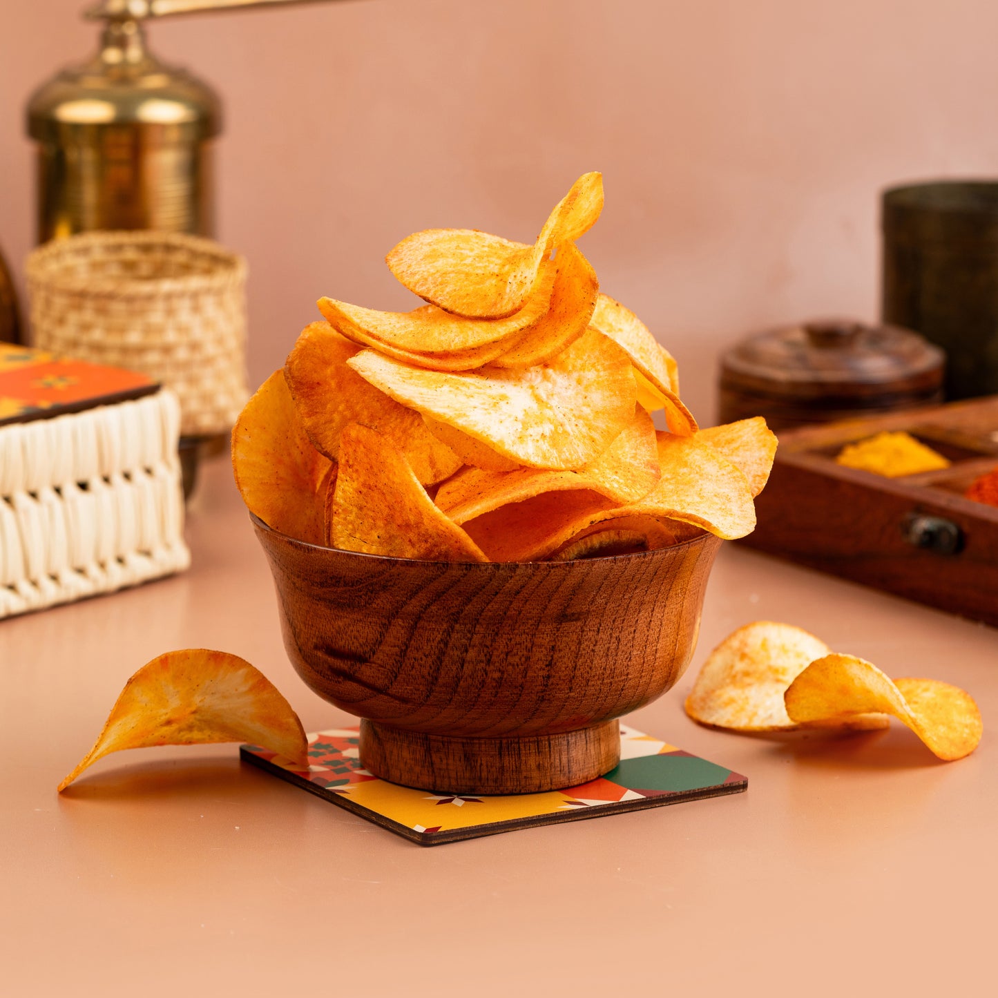 Tapioca Slice Spicy chips