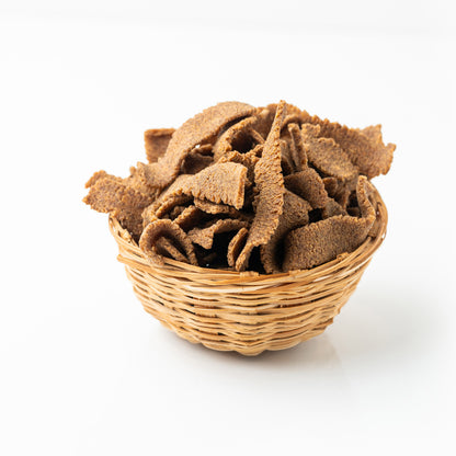 Ragi Ribbon Pakkoda (Finger Millet Ribbon Crisps)