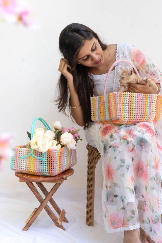 Multicolour Temple Basket
