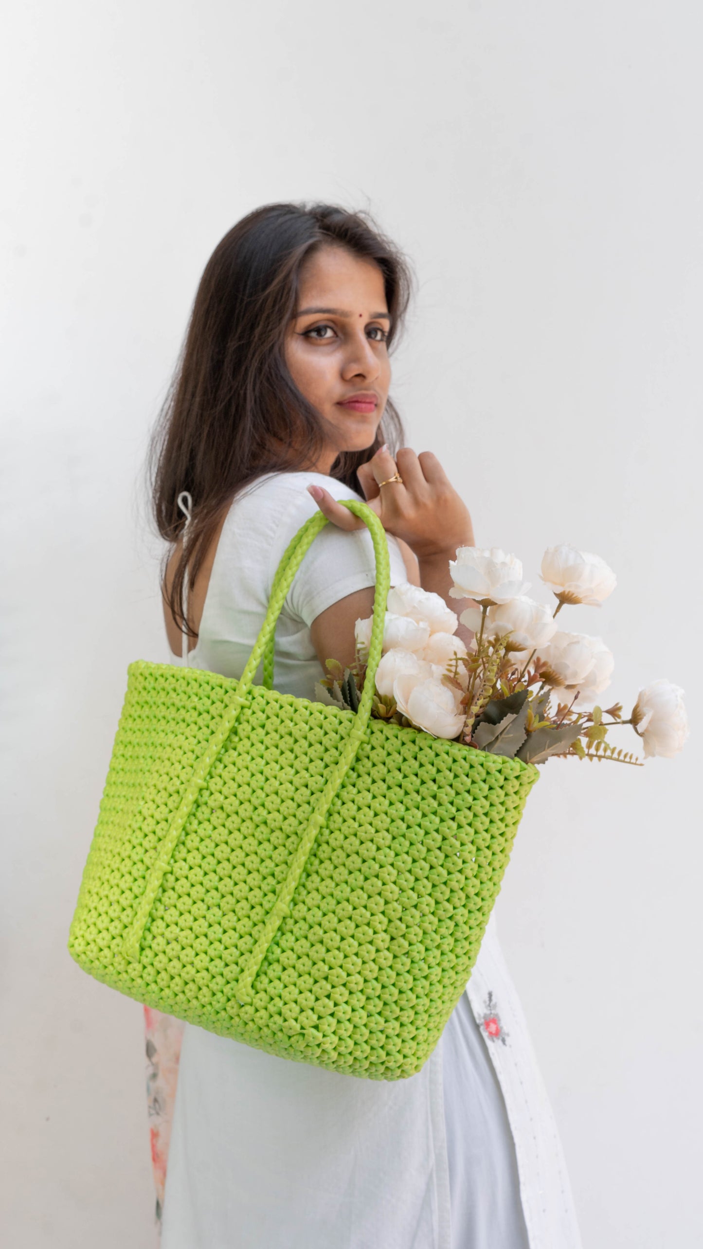 Green Amla Knot Basket