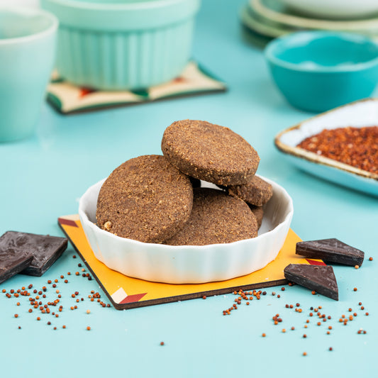 Finger Millet & Chocolate Cookies