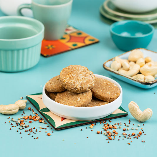 Mixed Millet Cashew Cookies