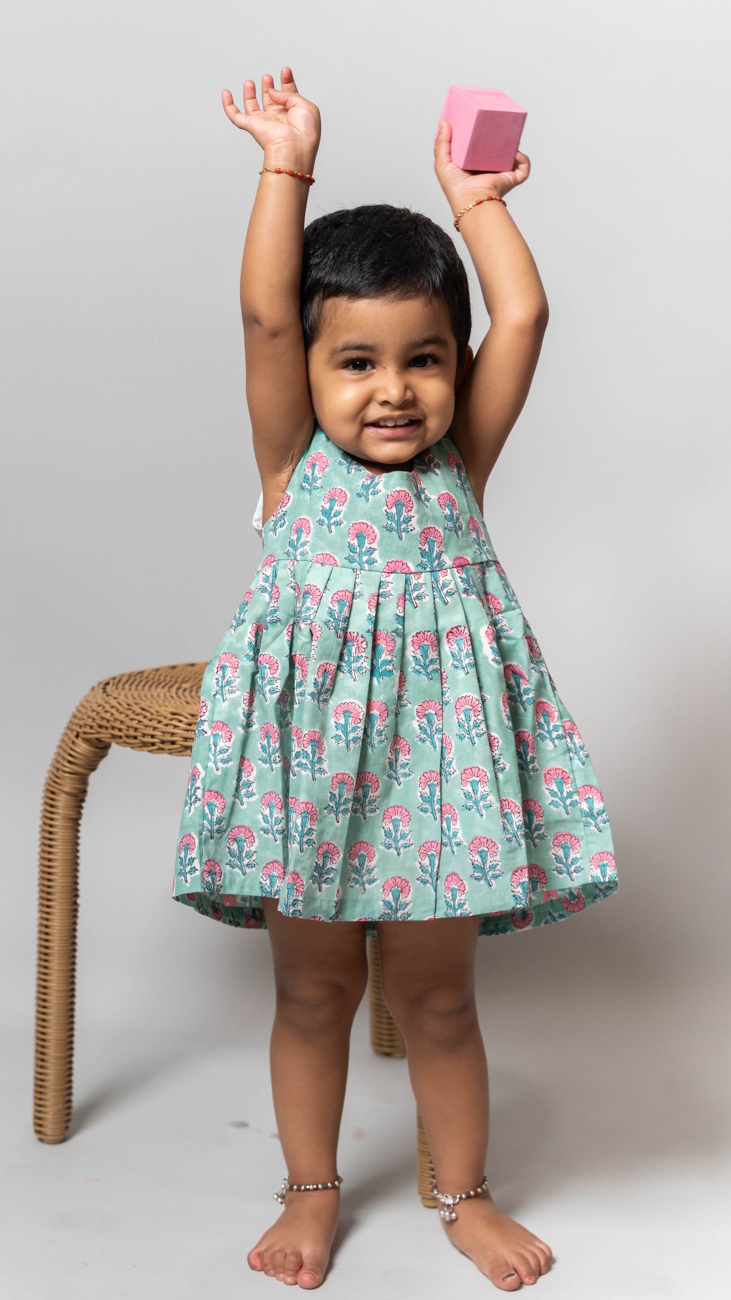 Light Blue Cotton Dress