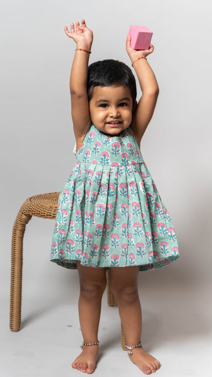Light Blue Cotton Dress