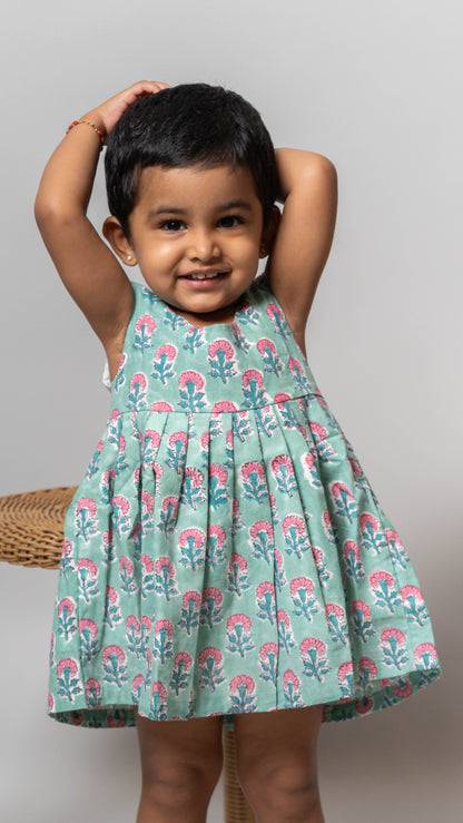 Light Blue Cotton Dress