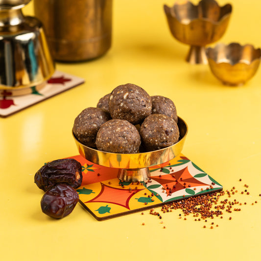Ragi Dates Ladoo (Finger Millet)