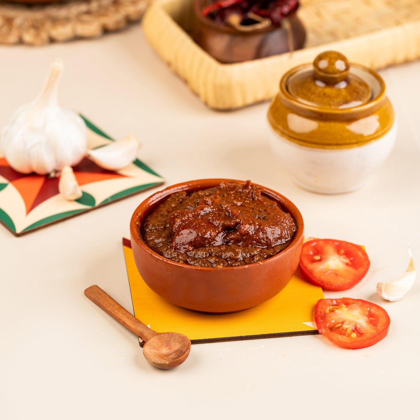 Tomato-Garlic Thokku