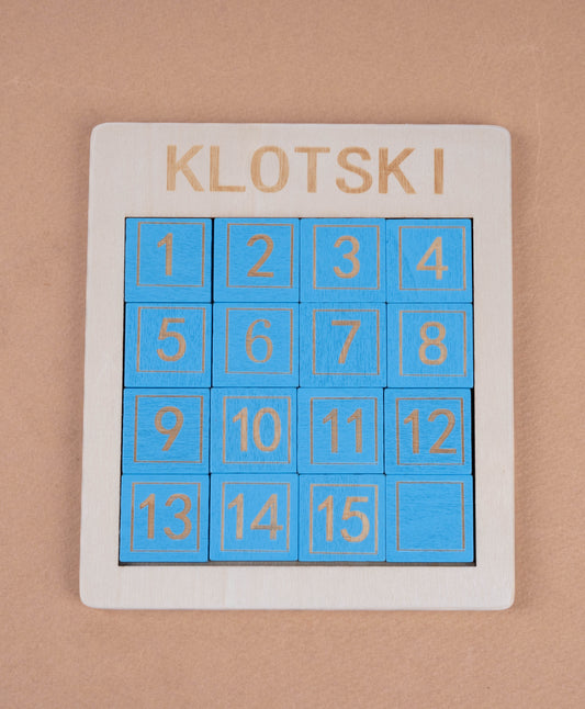 Klotski 15 Number Puzzle