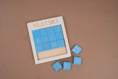 Klotski 15 Number Puzzle