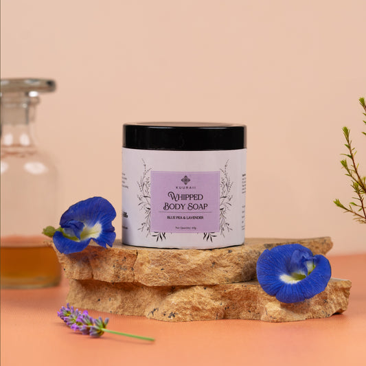 Blue Pea & Lavender Whipped Body Soap
