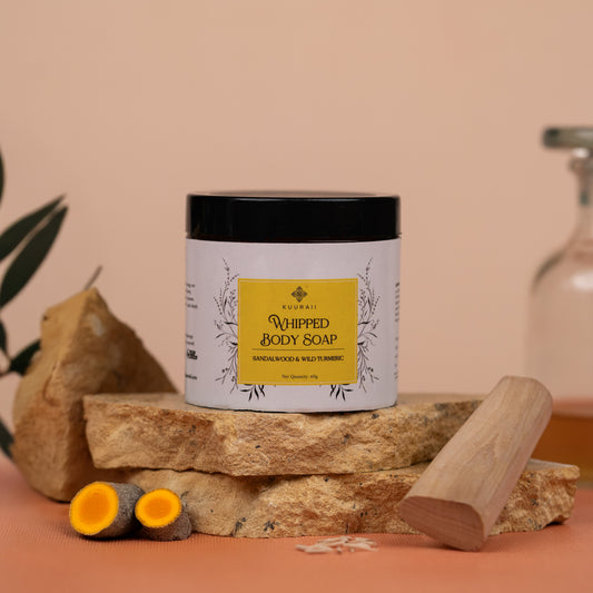 Sandalwood & Wild Turmeric Whipped Body Soap