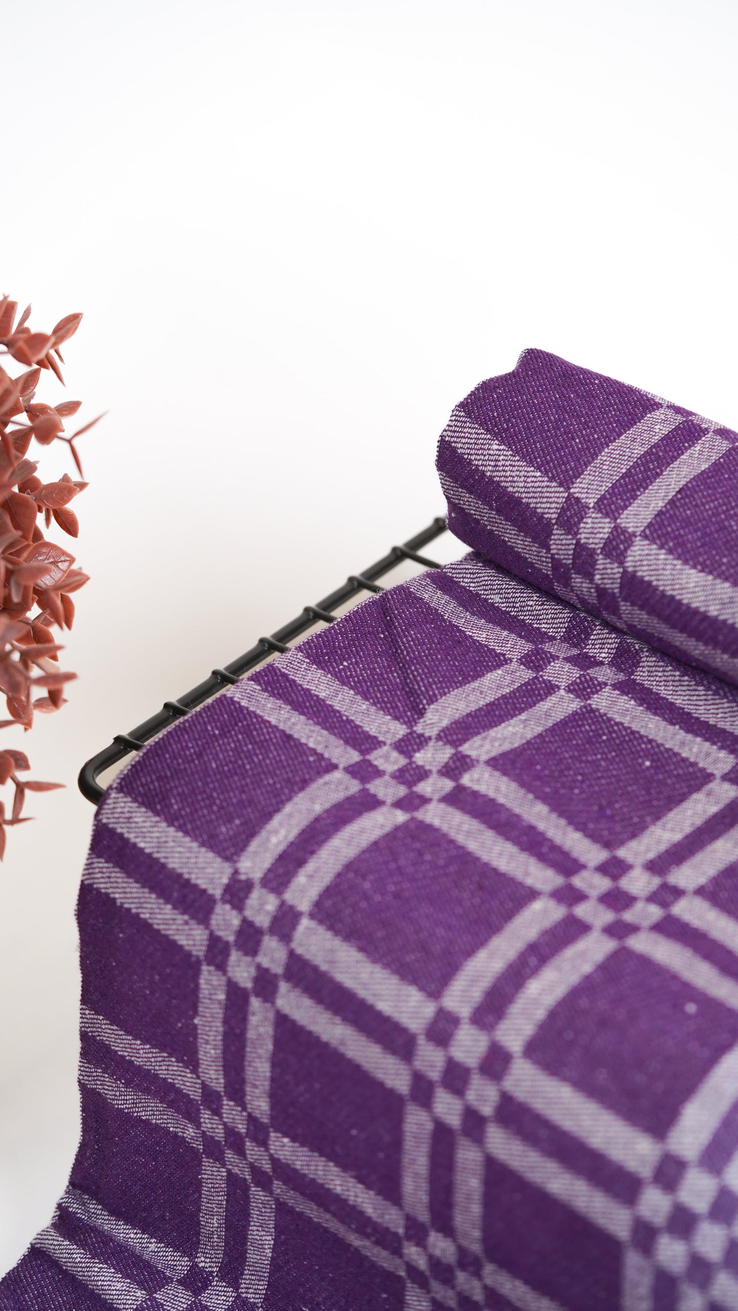 Niral Chennimalai Bedsheet - Purple