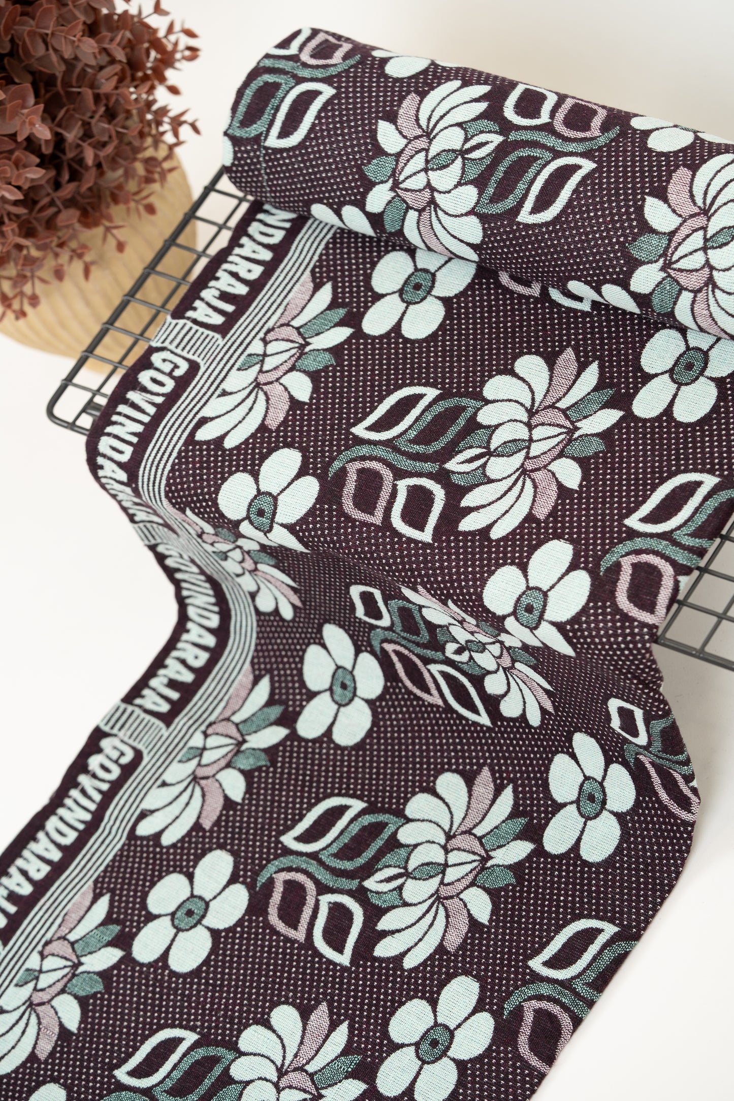 G. Raja Chennimalai Bed Sheet Mint bloosom