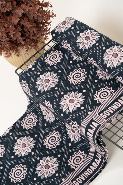 G. Raja Chennimalai Bed Sheet Midnight Garden