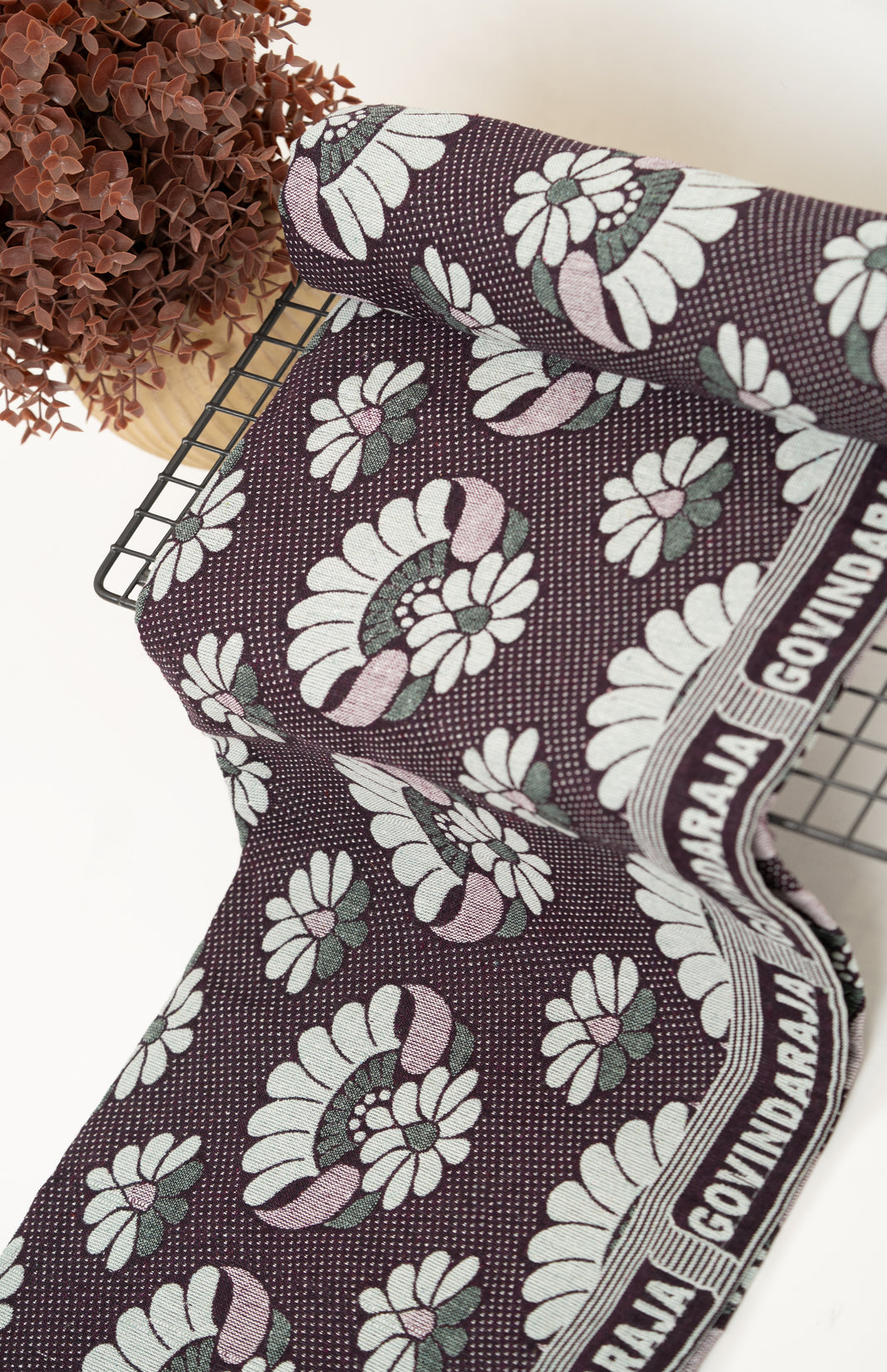 G. Raja Chennimalai Bed Sheet Soft Grey