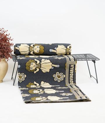 G. Raja Chennimalai Bedsheet Black Dora