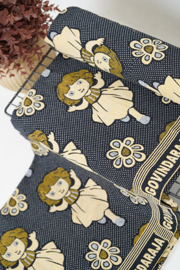 G. Raja Chennimalai Bedsheet Black Dora