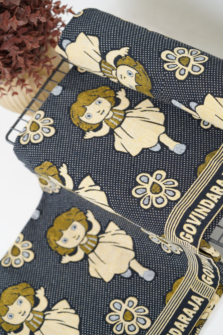 G. Raja Chennimalai Bedsheet Black Dora